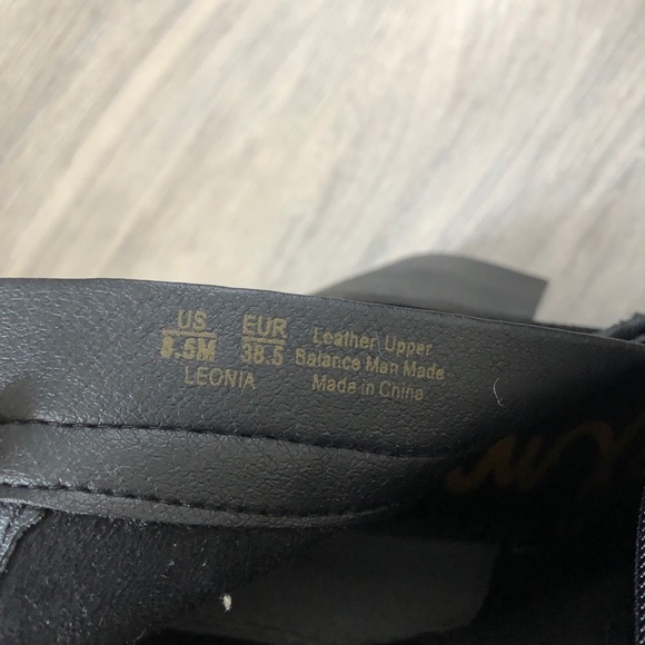 Sam Edelman Leonia Buckle Black Suede Bootie - Picture 11 of 15